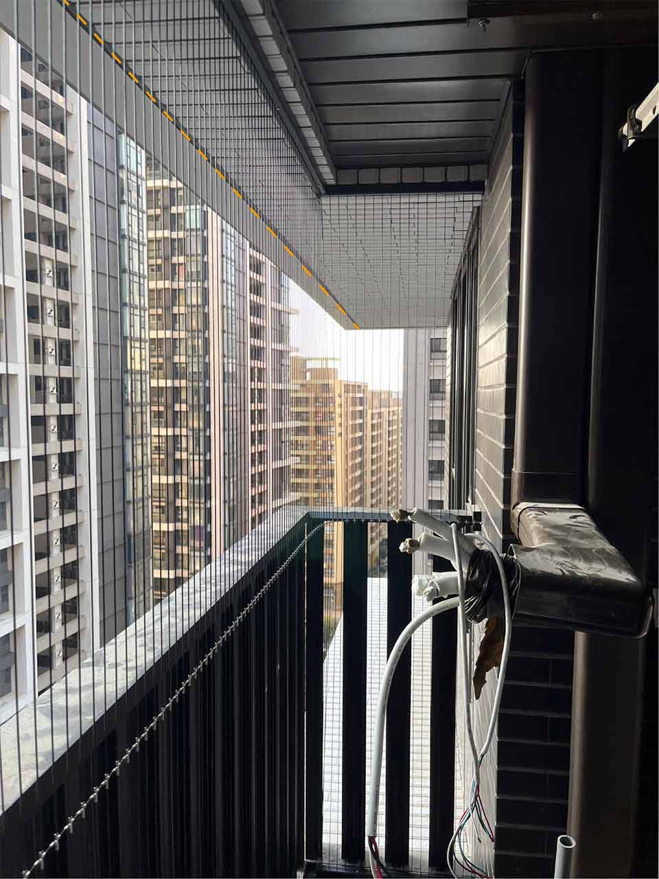 隱形鐵窗滴水線內施工案例